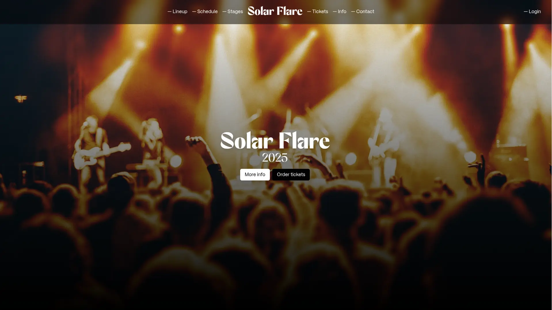 Solar Flare homepage